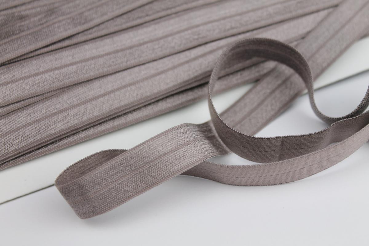 Elastisches Einfassband - taupe